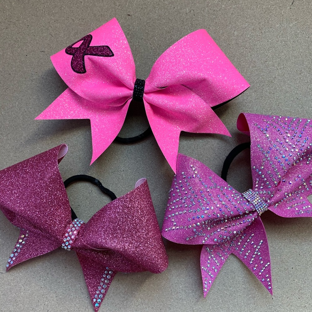 Breast Cancer Collection Cheer Bows